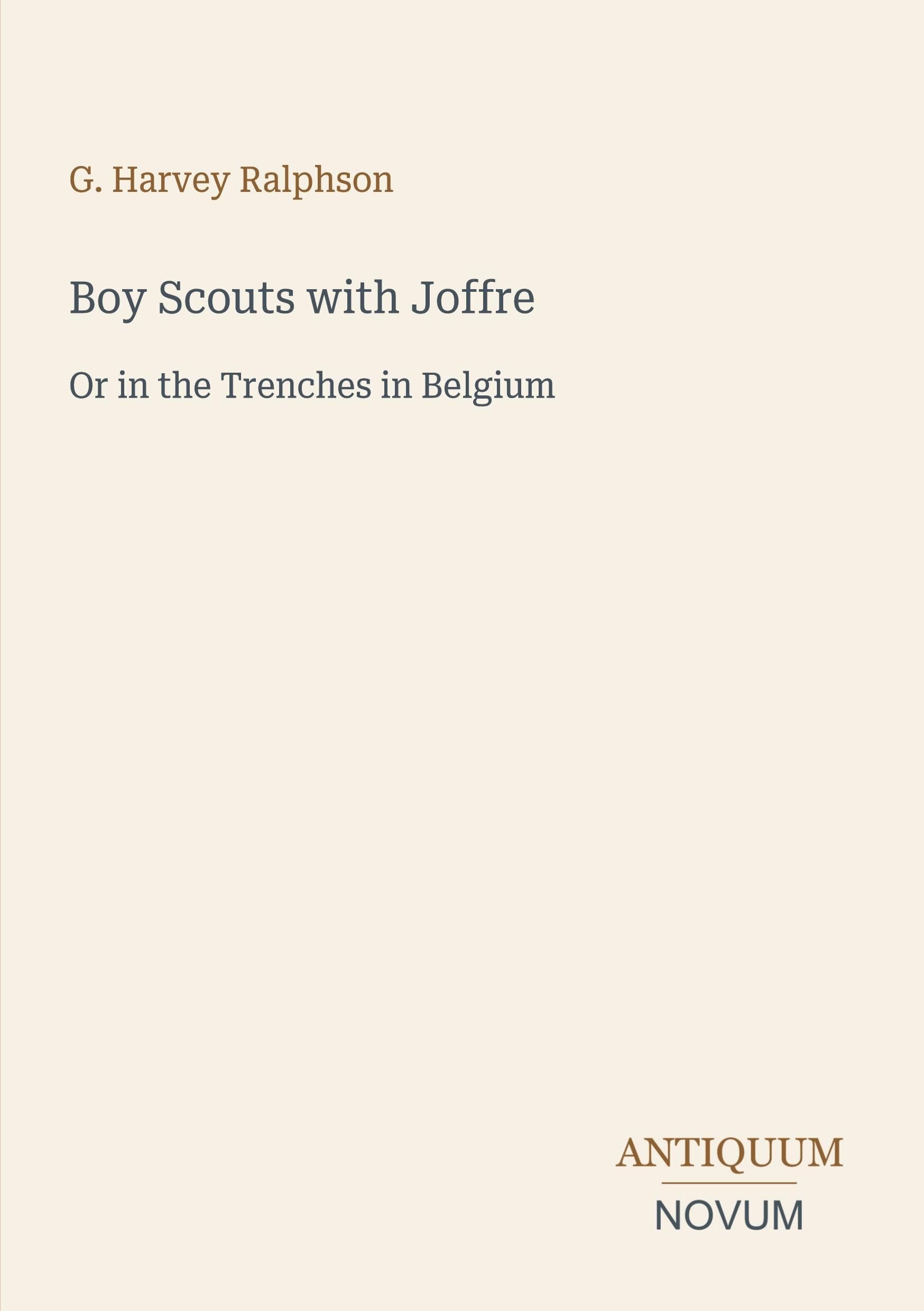 Boy Scouts with Joffre