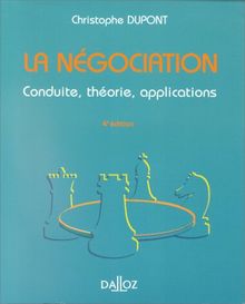 La négociation : conduite, théorie, applications