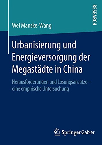 Urbanisierung und Energieversorgung der Megastädte in China: Herausforderungen und Lösungsansätze - eine empirische Untersuchung