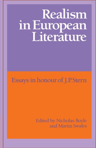 Realism in European Literature: Essays in Honour of J. P. Stern