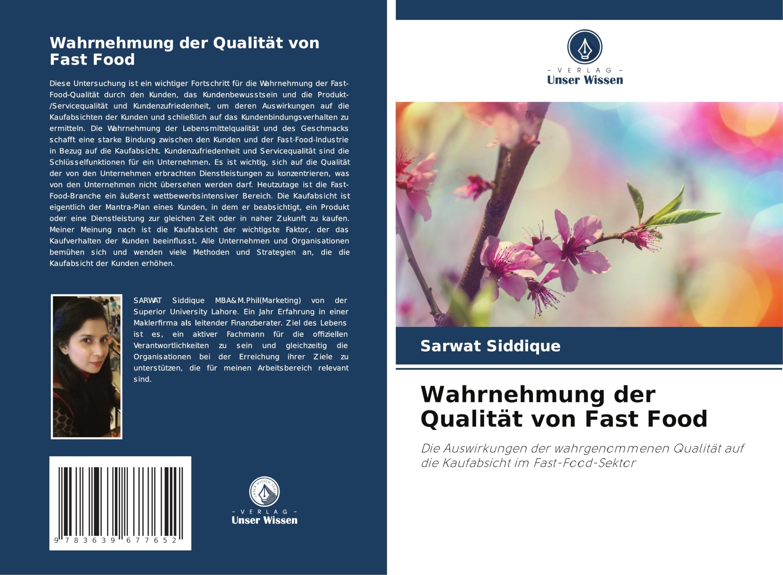 Wahrnehmung der Qualität von Fast Food: Die Auswirkungen der wahrgenommenen Qualität auf die Kaufabsicht im Fast-Food-Sektor