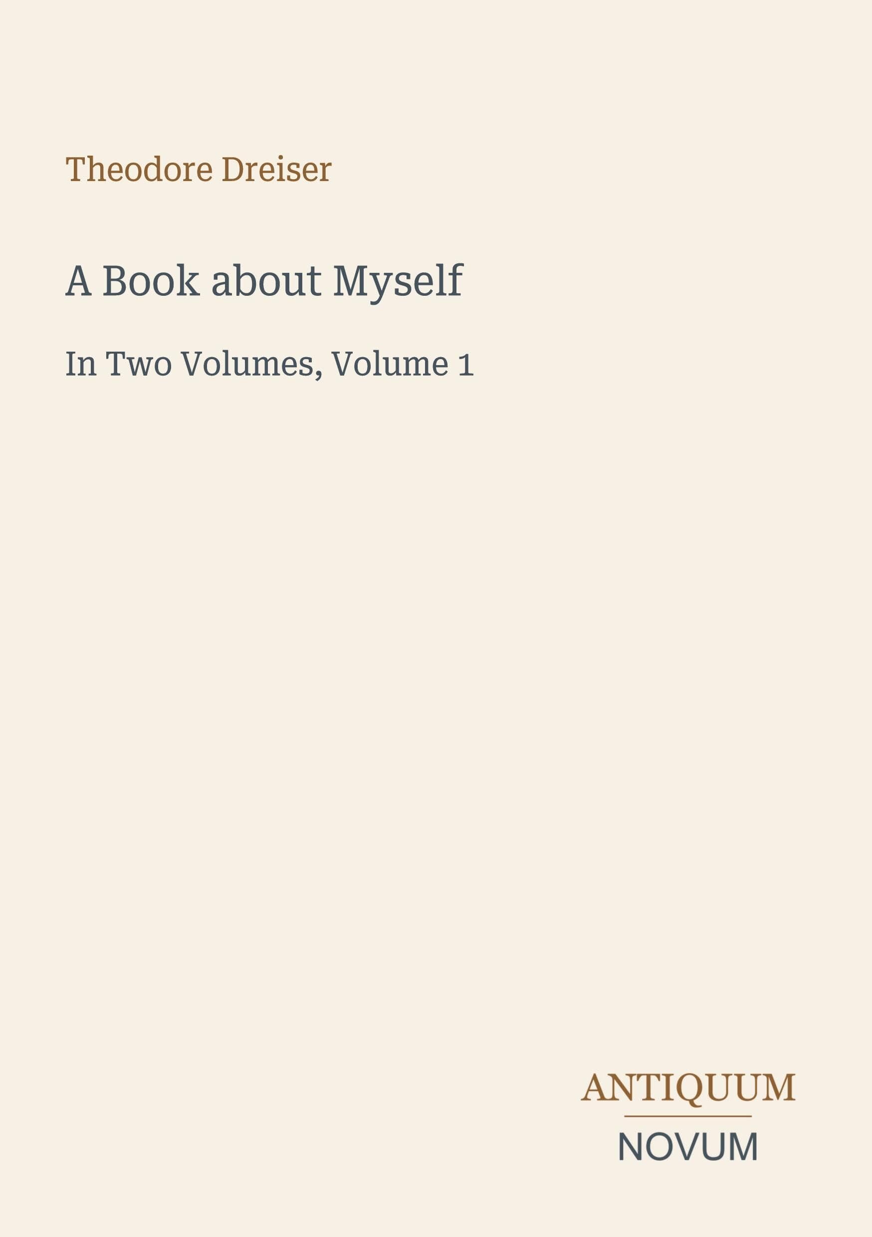 A Book about Myself