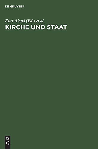 Kirche und Staat: Festschrift für Bischof D. Hermann Kunst D.D. zum 60. Geburtstag am 21. Januar 1967