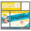 Frigobloc Hebdomadaire 2025 - Calendrier d'organisation familiale / sem (de sept. 2024 à déc. 2025): Le calendrier hebdo maxi-aimanté pour se simplifier la vie ! Avec 1 crayon