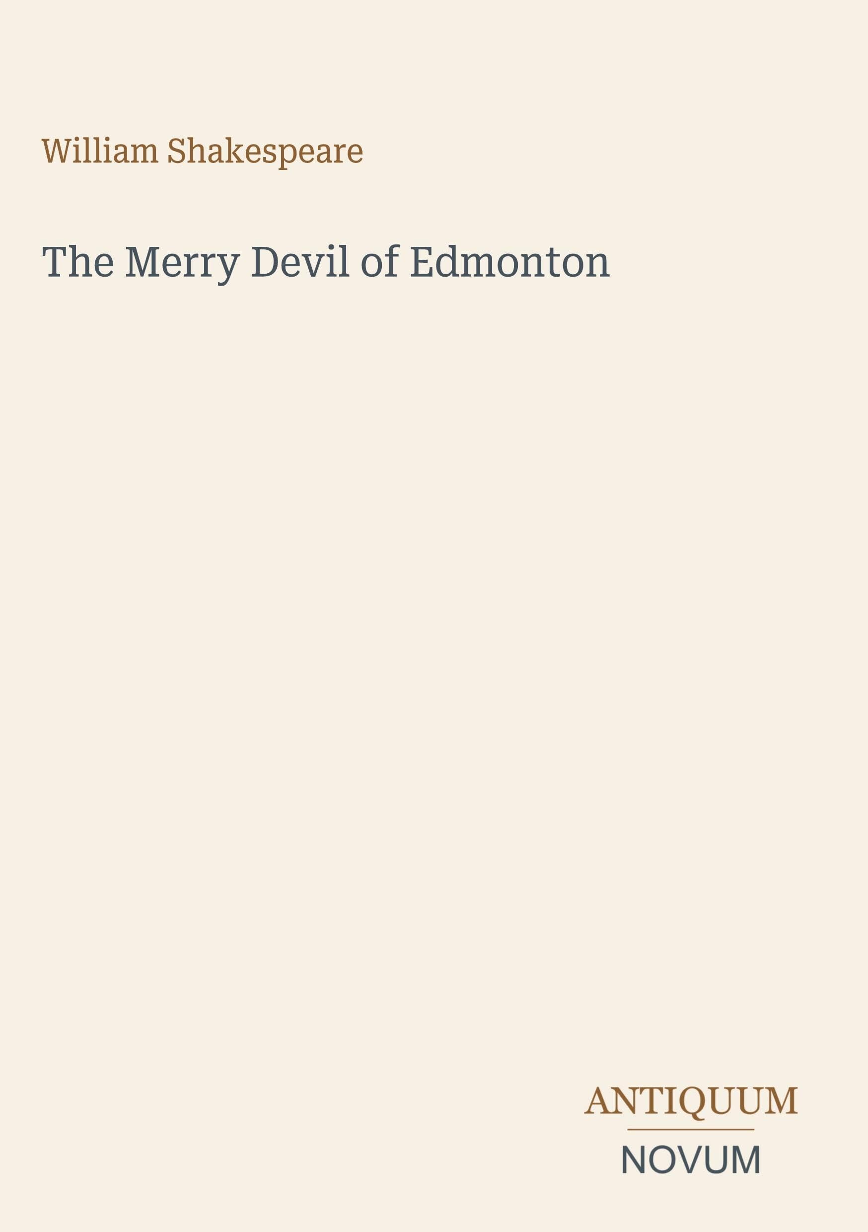 The Merry Devil of Edmonton