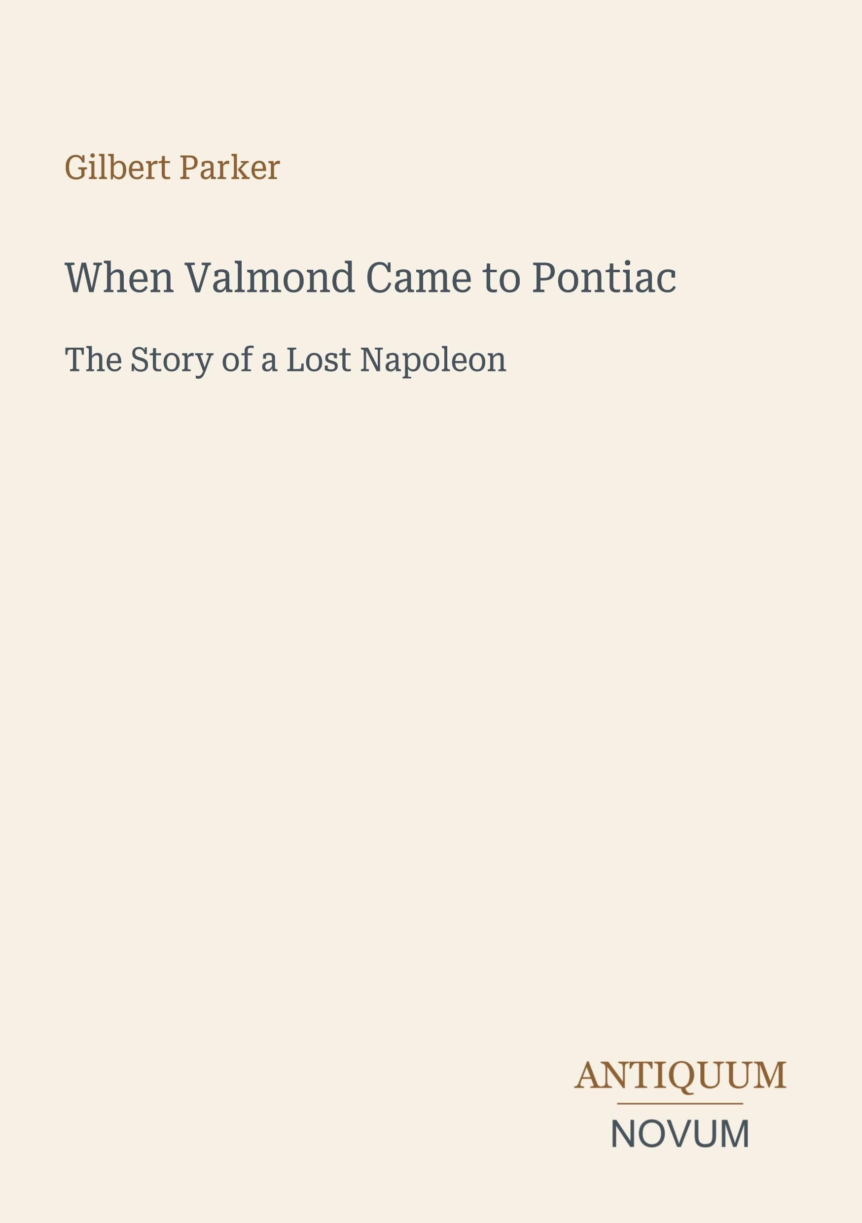 When Valmond Came to Pontiac