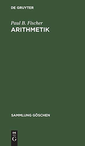 Arithmetik (Sammlung Göschen 47)