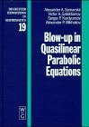 Blow-Up in Quasilinear Parabolic Equations (De Gruyter Expositions in Mathematics, 19)