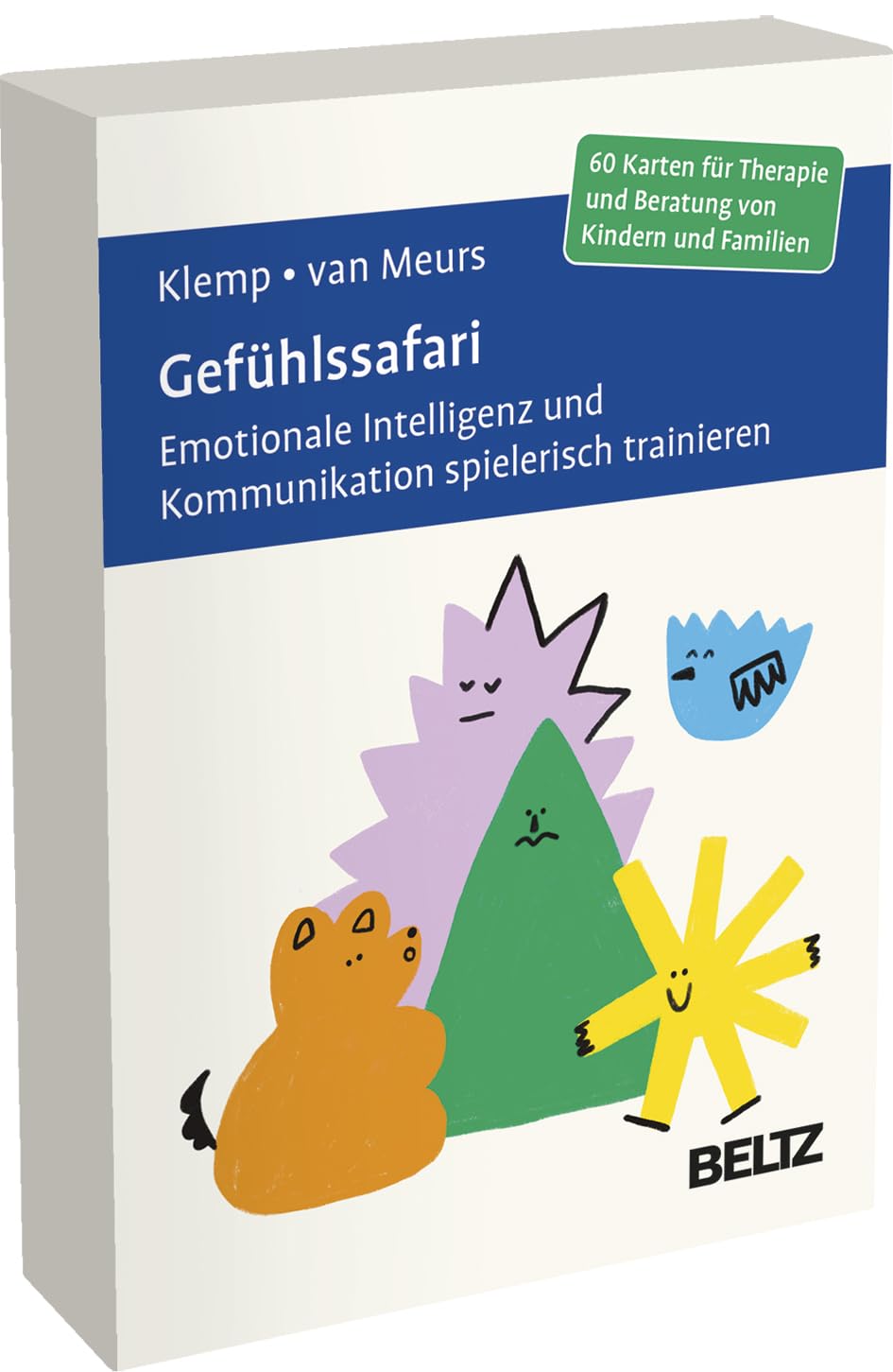 Gefühlssafari: Emotionale Intelligenz und Kommunikation spielerisch trainieren. 60 Fragekarten für die Psychotherapie und Beratung von Kindern und ... 5,9 x 9,2 cm (Beltz Therapiekarten)