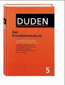 Der Duden, 12 Bde., Band 5, Duden Fremdwörterbuch