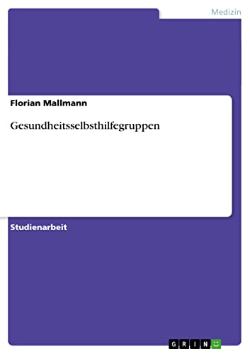 Gesundheitsselbsthilfegruppen