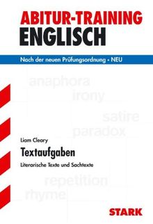 Abitur-Training Englisch / Textaufgaben. Baden-Württemberg: Literarische Texte und Sachtexte