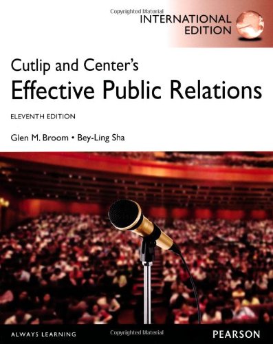 Cutlip & Center's Effective Public Relations