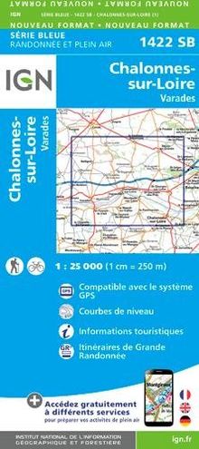 Chalonnes-sur-Loire Varades 1:25 000