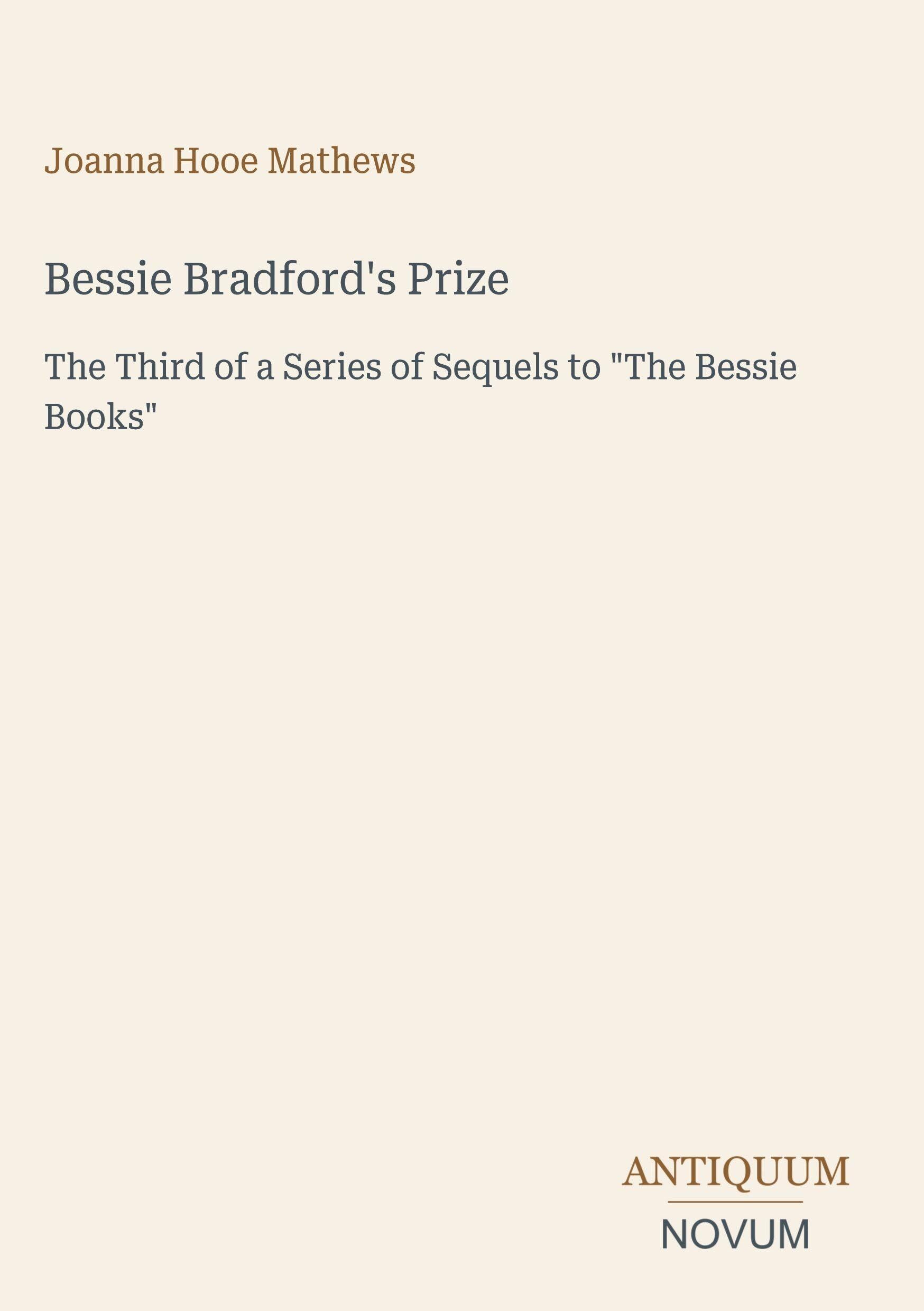 Bessie Bradford's Prize