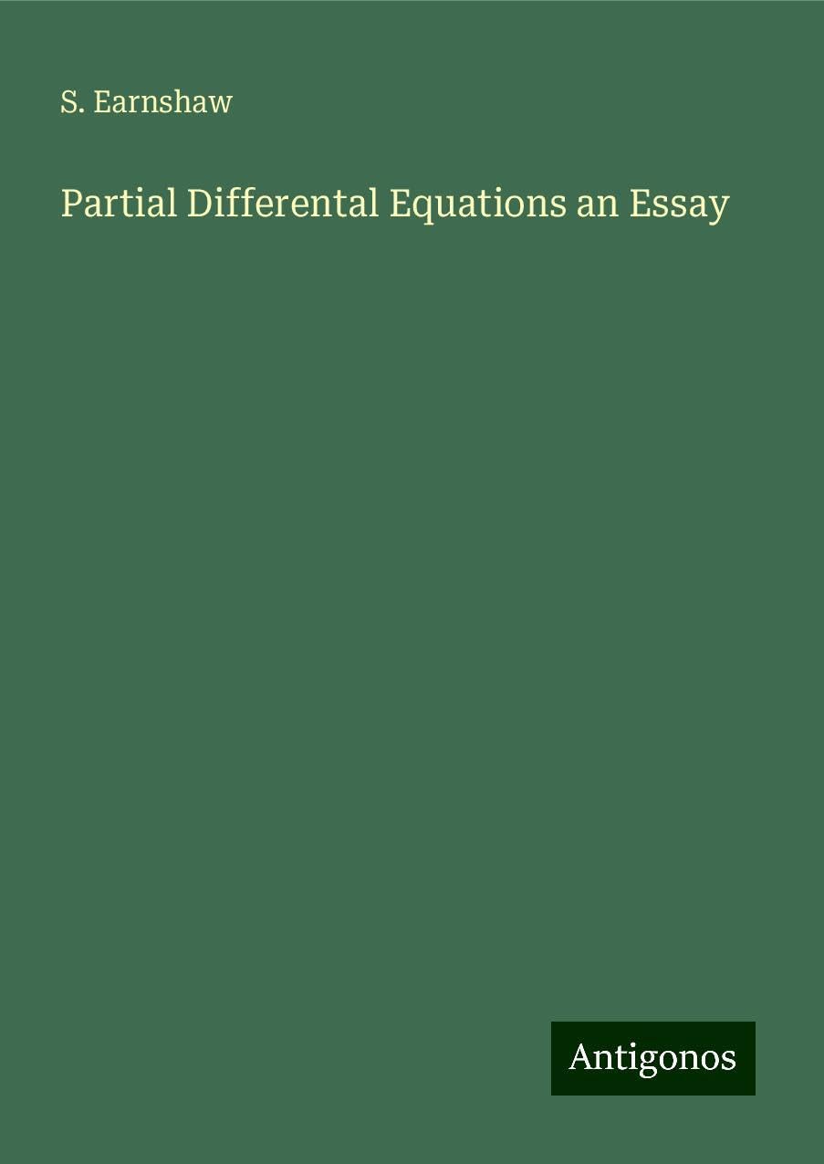 Partial Differental Equations an Essay