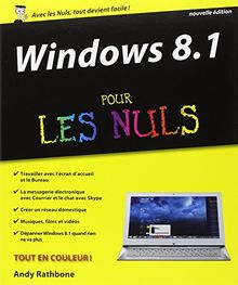 Windows 8.1 pour les Nuls nouvelle édition von RATHBONE, Andy | Buch | Zustand sehr gut