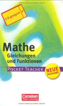 Pocket Teacher - Sekundarstufe I (mit Umschlagklappen): Mathematik: Gleichungen und Funktionen