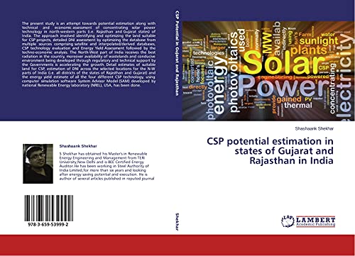 CSP potential estimation in states of Gujarat and Rajasthan in India