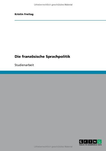 Die französische Sprachpolitik