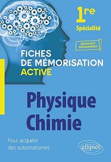 Physique chimie 1re spécialité : nouveaux programmes