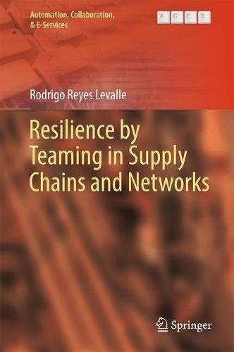 Resilience by Teaming in Supply Chains and Networks (Automation, Collaboration, & E-Services)