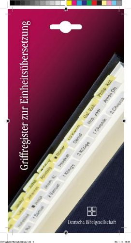 Griffregister für die Einheitsübersetzung: Einschließlich der Deuterokanonischen Schriften