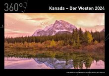 360° Kanada - Der Westen Premiumkalender 2024 (360° Premiumkalender 2024 (50 x 35 cm))