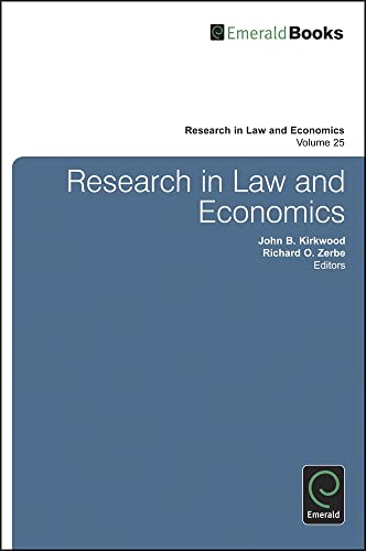 Research in Law and Economics (Research in Law and Economics, 25, Band 25)