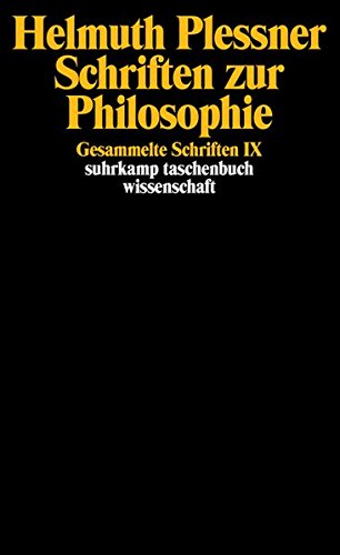 Gesammelte Schriften in zehn Bänden: IX: Schriften zur Philosophie (suhrkamp taschenbuch wissenschaft)