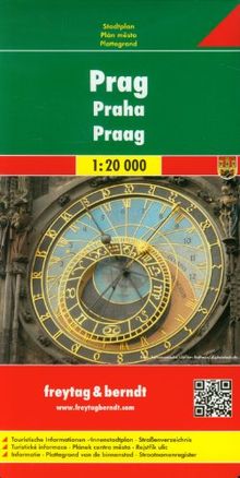 Gesamtplan Prag. Stadtplan. 1 : 20 000.