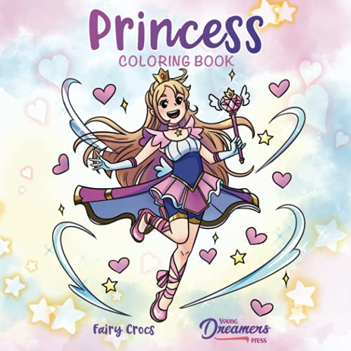 Princess Coloring Book: For Kids Ages 4-8, 9-12 (Young Dreamers Press Kids Coloring Books, Band 13)