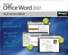 Microsoft Office Word 2007 auf einen Blick. Leicht verständlich. Komplett in Farbe. Am Bild erklärt de Joyce, Jerry, Moon, Marianne | Livre | état bon