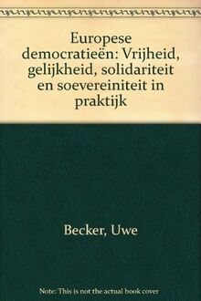 EUROPESE DEMOCRATIE+ïN. VRIJHEID, GELIJKH von BECKER | Buch | Zustand gut