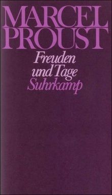 Werke. Frankfurter Ausgabe: Werke I. Band 1: Freuden und Tage und andere Erzählungen und Skizzen aus den Jahren 1892-1896: Abt. I/1