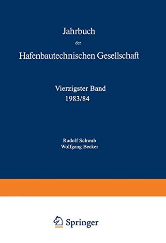 1983/84 (Jahrbuch der Hafenbautechnischen Gesellschaft, 40, Band 40)