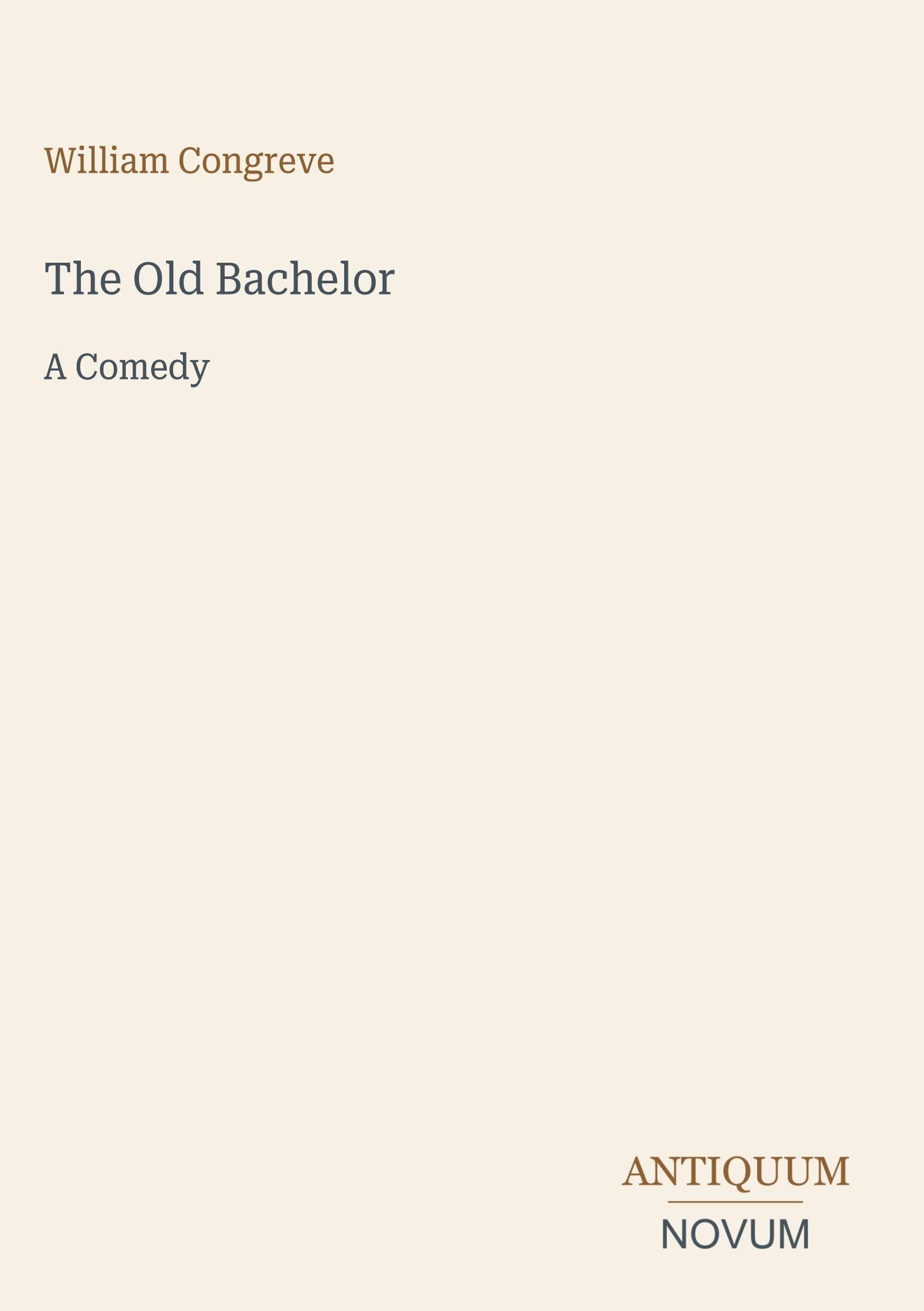 The Old Bachelor
