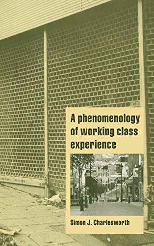 A Phenomenology of Working-Class Experience (Cambridge Cultural Social Studies)