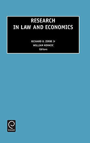 Research in Law and Economics, Volume 19 (Research in Law and Economics)