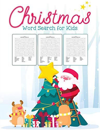 Christmas Word Search For Kids: Puzzle Book | Holiday Fun For Adults and Kids | Activities Crafts | Games