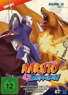 Naruto Shippuden - Staffel 12 - Box 1: Bemächtigung des Kyubi und schicksalhafte Begegnungen (Episoden 463-487, Uncut) [4 DVDs]