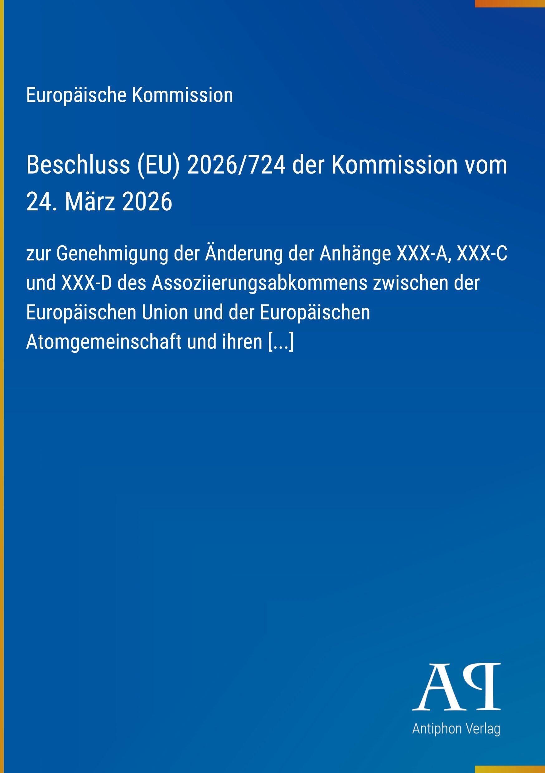 Beschluss (EU) 2026/724 der Kommission vom 24. März 2026