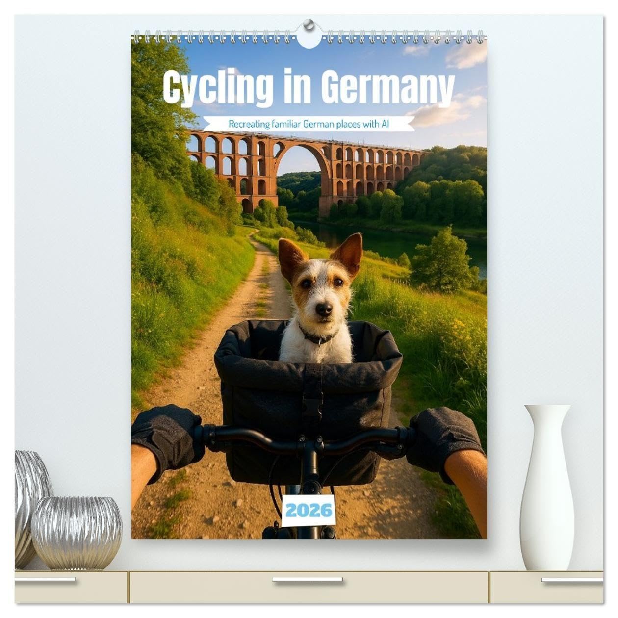 Cycling in Germany (High Quality Premium Wall Calendar 2026 DIN A2 portrait),CALVENDO 12 Month Wall Calendar: Through Germany with imagination, a ... friendly cycling companion (CALVENDO Hobbies)