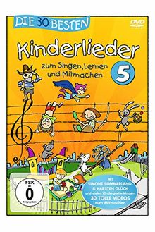 Die 30 Besten Kinderlieder 5 (Dvd)