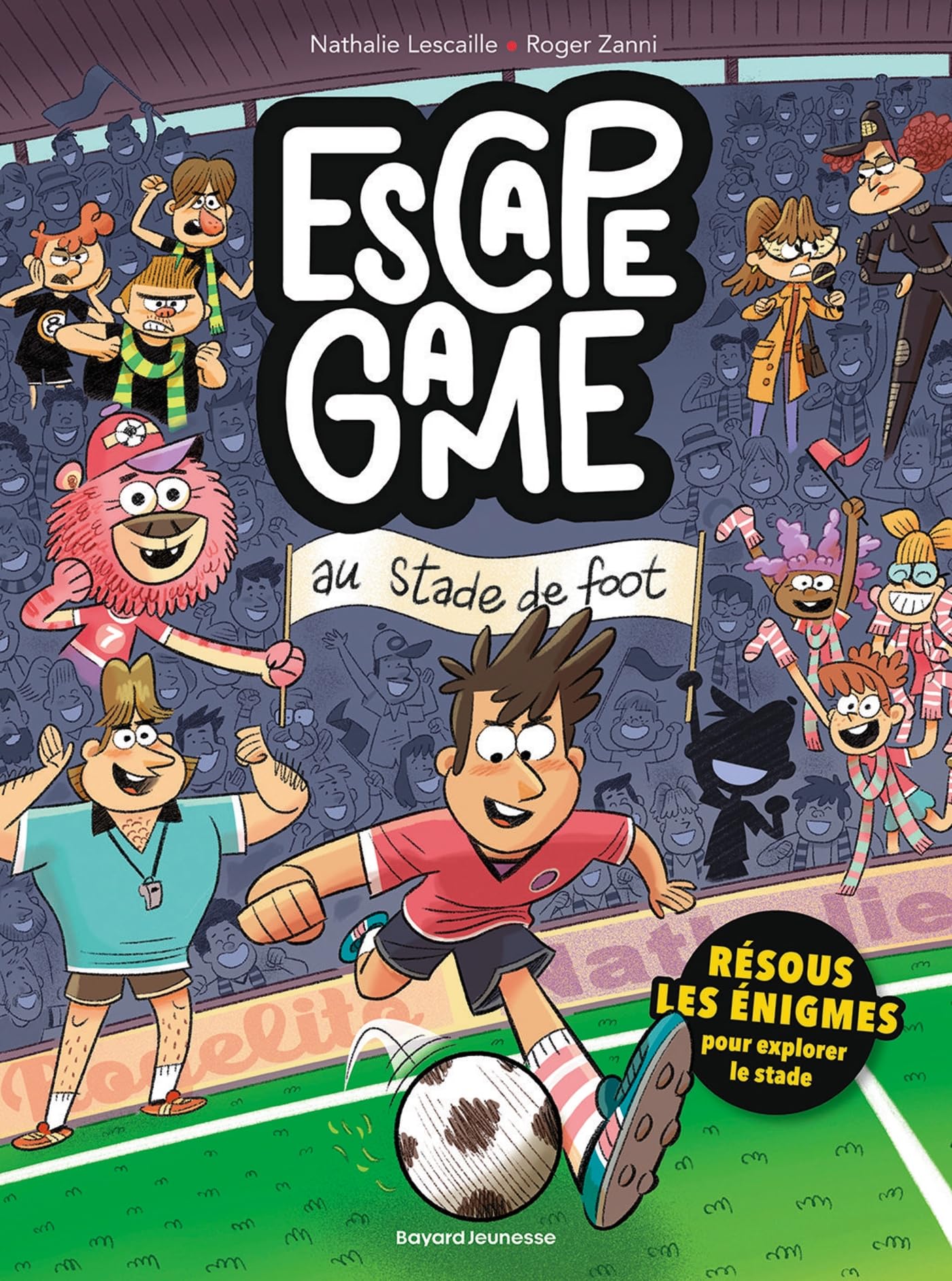 Escape game. Escape game au stade de foot