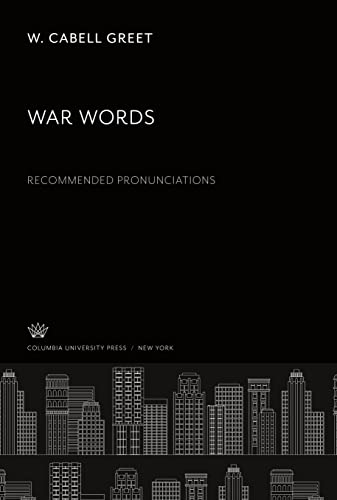 War Words: Recommended Pronunciations