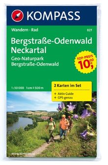 Bergstraße - Odenwald - Neckartal 1 : 50 000: Wanderkarten-Set mit Aktiv Guide. GPS-genau / Geo-Naturpark / Bergstraße-Odenwald