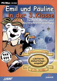 Geburtstagsausgabe: Emil und Pauline in der 3. Klasse. Deutsch, Mathe und Rechtschreibförderung (2 CD-ROM)