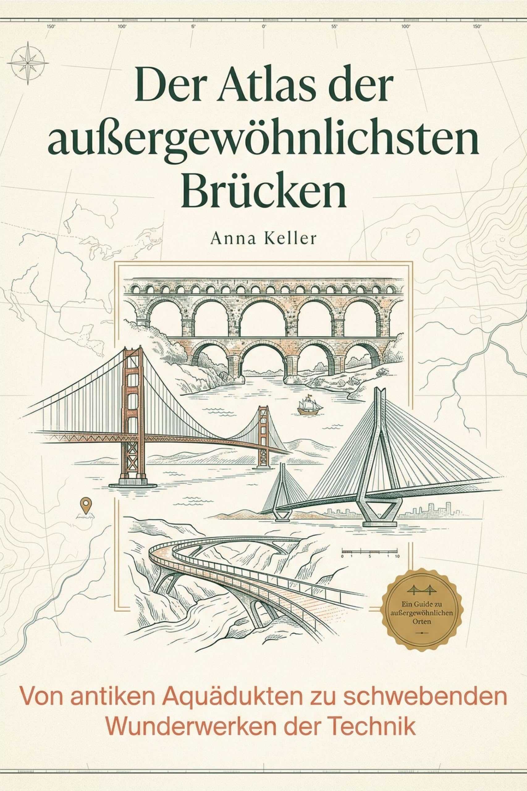 Der Atlas der außergewöhnlichsten Brücken: Von antiken Aquädukten zu schwebenden Wunderwerken der Technik. Ein Buch für Architekten, Ingenieure und alle, die schwindelerregende Höhen lieben