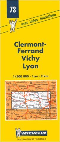 Clermont-Ferrand, Vichy, Lyon (Michelin Maps)